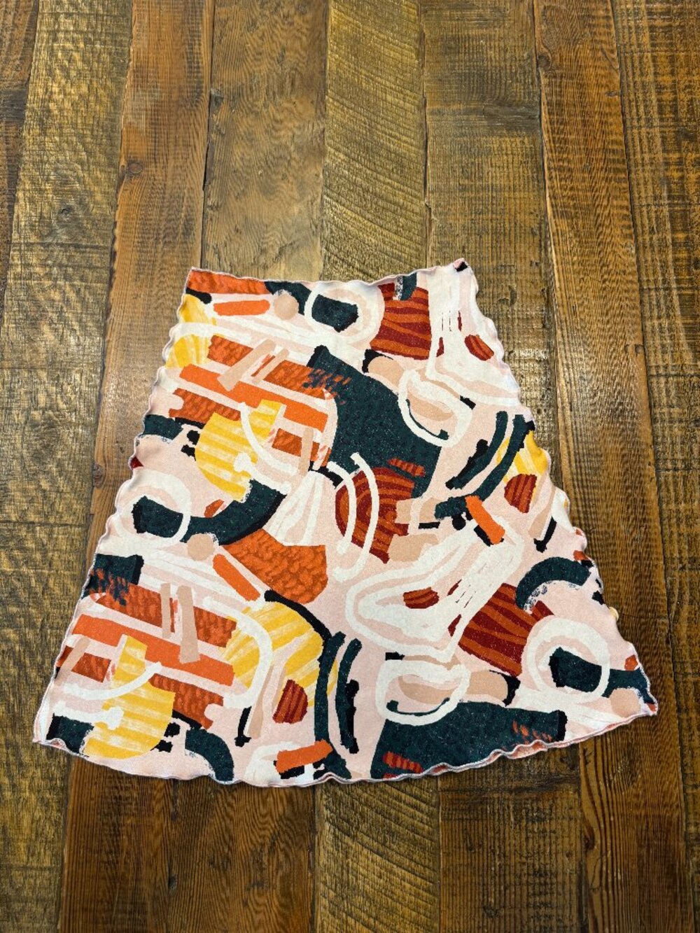 Haystacks Reversible Skirt NWOT Geometric Paisley Boho Made USA